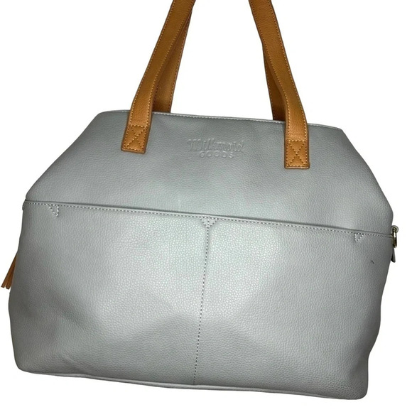 Milkmaid Goods Diaper Bag Gray Changing Pad one size - Picture 1 of 14